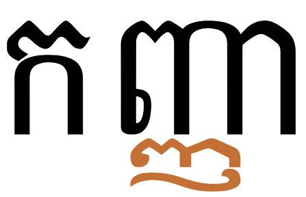 ญ ตัวเชิงใต้ตัวเอง